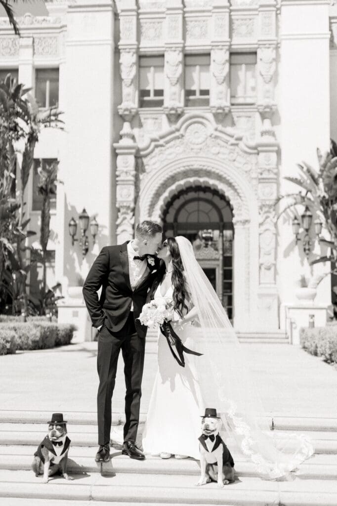 Couple celebrating after their courthouse wedding at the Beverly Hills Courthouse, capturing candid, joyful moments in a classic Los Angeles setting, How to Get Married at the Beverly Hills Courthouse (Cost, Timeline + Photo Tips) , how to get married at the Beverly Hills Courthouse, Beverly Hills Courthouse wedding, Beverly Hills Courthouse elopement, Elopement at the Beverly Hills Courthouse, Beverly Hills Courthouse Wedding, how to have a wedding at the Beverly Hills Courthouse